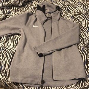 Grey Nike zip up jacket